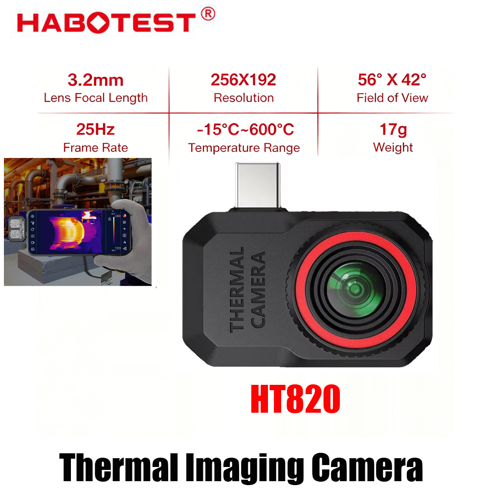 2026 New HABOTEST HT820 Phone  - Thermal Imaging Camera 256X192 recension och pris