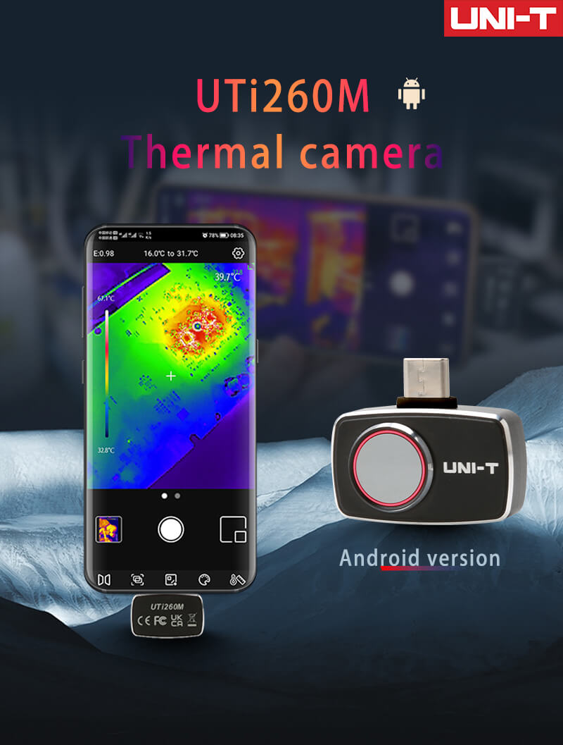UNI-T UTi260M Mobile Thermal C - Thermal Imaging Camera 256X192 recension och pris